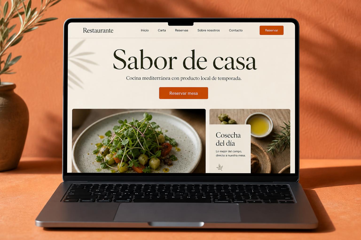 Landing page para Casa Olivar